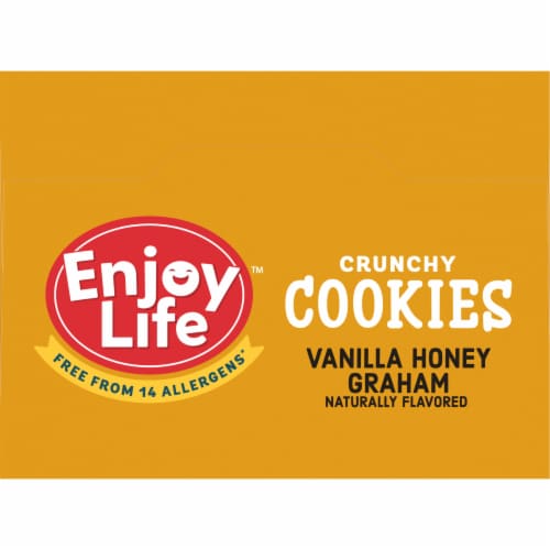 Enjoy Life™ Crunchy Vanilla Honey Graham Cookies Perspective: top