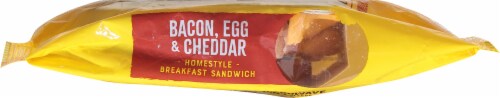 Brazi Bites Gluten-Free Bacon Egg & Cheddar Homestyle Breakfast Sandwich Perspective: top