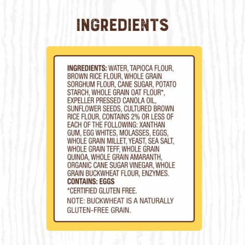 Canyon Bakehouse Gluten Free Ancient Grain 100% Whole Grain Bread Perspective: top