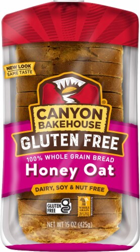 Canyon Bakehouse® Gluten Free Honey Oat Whole Grain Bread Perspective: top