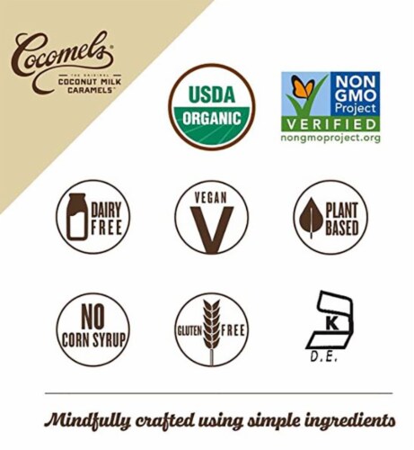 Cocomels Original Coconut Milk Caramels Perspective: top
