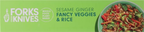 Forks Over Knives® Sesame Ginger Fancy Veggies & Rice Frozen Meal Perspective: top