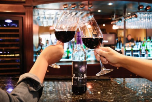 Purple Rain® Sweet Ohio Red Wine Perspective: top