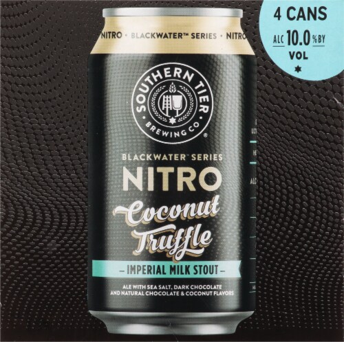 Southern Tier Brewing Company Blackwater Series Nitro Iced Macchiato Imperial White Milk Stout Perspective: top