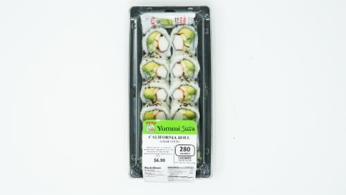 California Sushi Roll Perspective: top