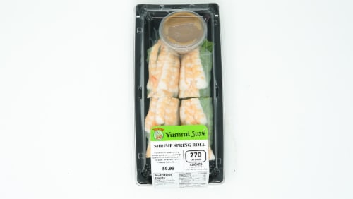 Yummi Sushi Shrimp Spring Roll Perspective: top