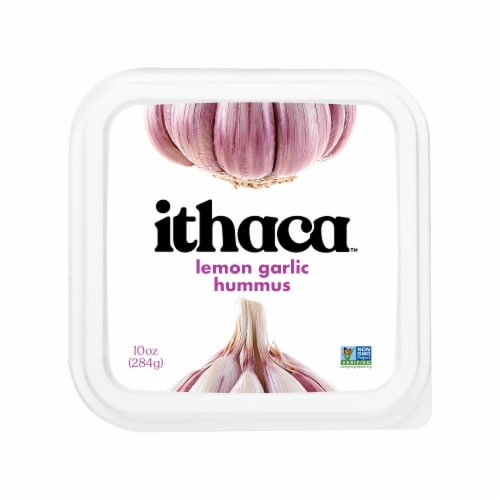 Ithaca Lemon Garlic Hummus Perspective: top