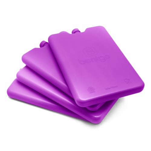 Bentgo Slim Ice Packs - Purple Perspective: top