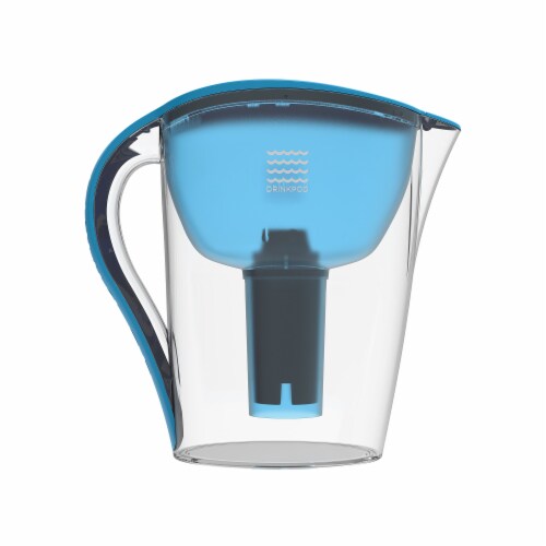 Drinkpod Ultra Premium Alkaline Water Pitcher 3.5L Capacity Includes 3 Filters Perspective: top