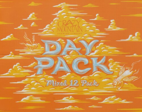 Crazy Mountain Brewing Company Day Pack Beer Variety Pack Perspective: top