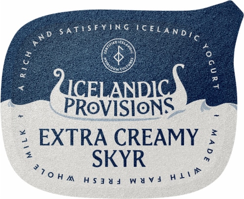 Icelandic Provisions Extra Creamy Honey Apricot Skyr Perspective: top