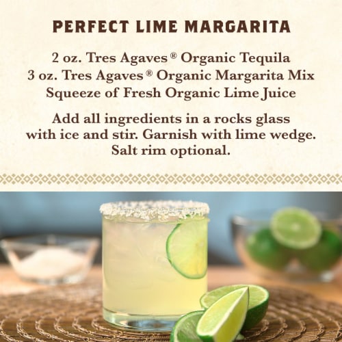 Tres Agaves Organic Blanco Amatitan Tequila 750 ml Perspective: top