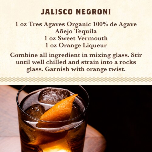 Tres Agaves® Anejo Tequila Perspective: top