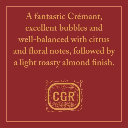 Chevalier du Grand Robert Cremant de Bordeaux Brut White Wine Perspective: top