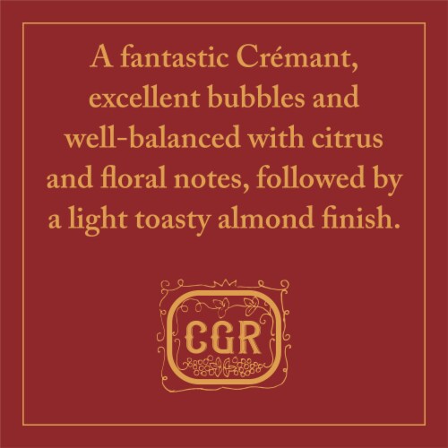 Chevalier du Grand Robert Cremant de Bordeaux Brut White Wine Perspective: top