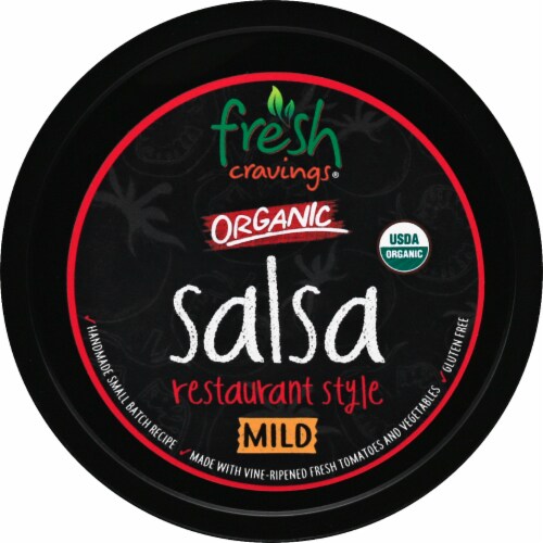 Fresh Cravings® Organic Mild Restaurant Style Salsa Perspective: top