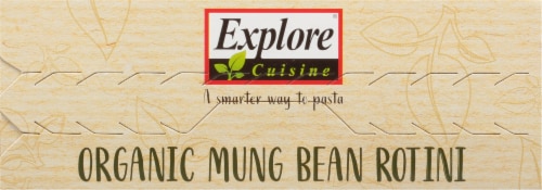 Explore Cuisine® Organic Mung Bean Rotini Perspective: top