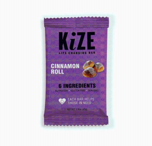 Kize Cinnamon Roll Life Changing Bar Perspective: top