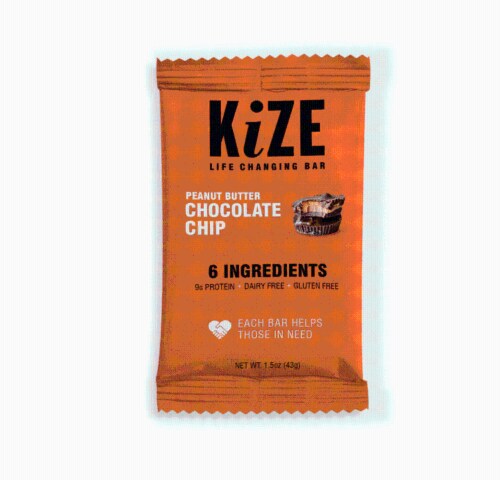 KiZE Bar - PBCC - 1.5oz - Box of 10 Perspective: top