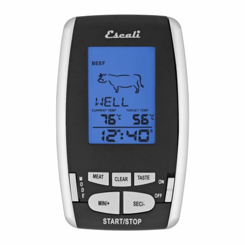 Escali Wireless Remote Thermometer and Timer Perspective: top