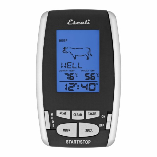 Escali Wireless Remote Thermometer and Timer Perspective: top