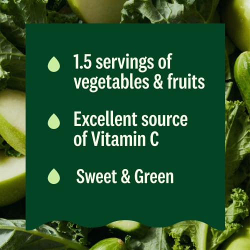 Suja Organic Green Delight Cold Pressed Juice Drink Perspective: top
