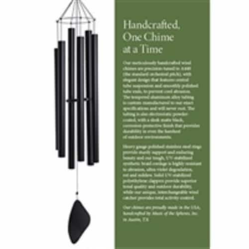 Music of the Spheres Mongolian Soprano 30 Inch Wind Chime Perspective: top