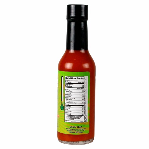 Volcanic Peppers SUK Mango Serrano Sauce 5 oz Mild Heat Perspective: top