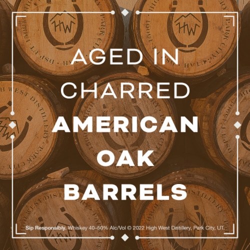 High West Utah Double Rye Barrel Select Whiskey Perspective: top