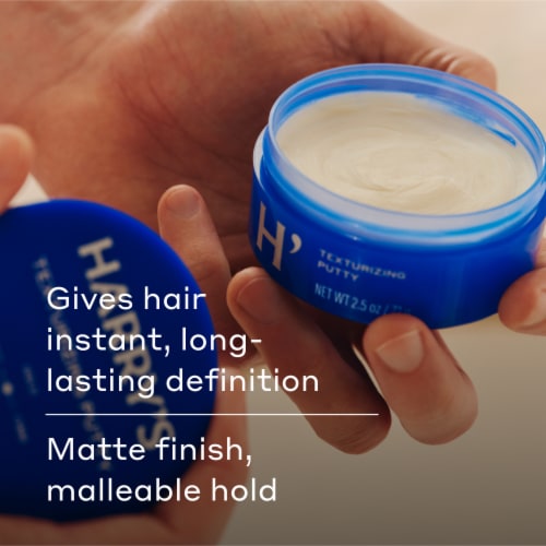 Harry's Men's Malleable Hold Texturizing Hair Putty Perspective: top