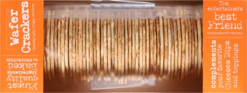 Olina's Bakehouse® Sesame Wafer Crackers Perspective: top