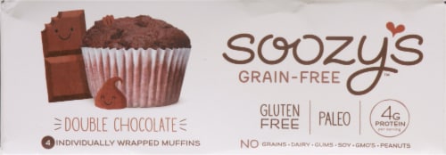Soozy's Double Chocolate Muffins Perspective: top