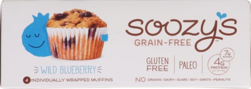 Soozy's Wild Blueberry Muffins Perspective: top