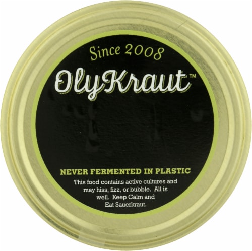 OlyKraut Eastern European Raw Sauerkraut Perspective: top