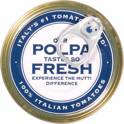 Mutti Polpa Crushed Tomatoes Perspective: top