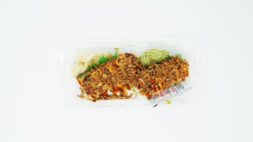 Hot & Crunchy Sushi Roll Perspective: top