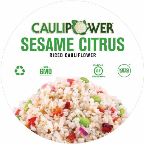 Caulipower® Sesame Citrus Riced Cauliflower Cup Perspective: top