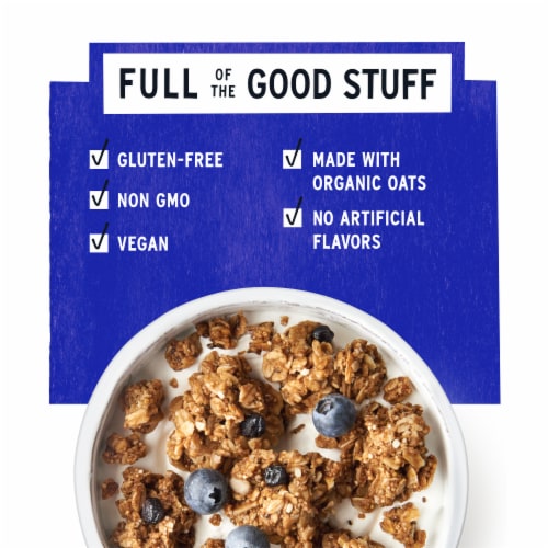 Purely Elizabeth Blueberry Hemp Ancient Grain Granola Perspective: top