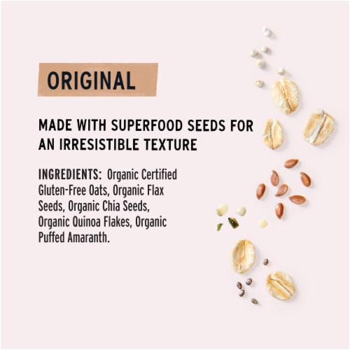 Purely Elizabeth Original Superfood Oatmeal Perspective: top