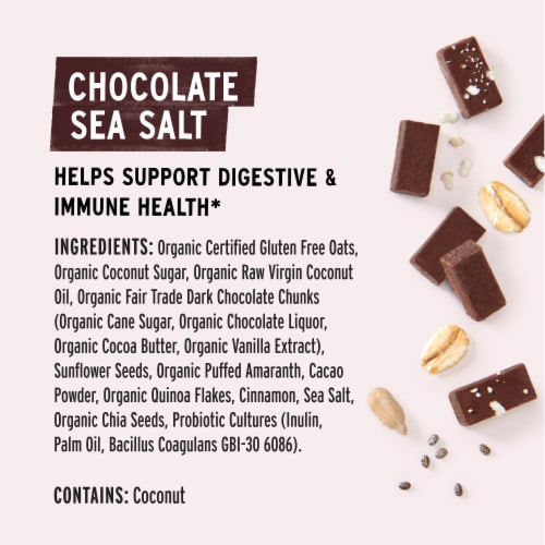 Purely Elizabeth Chocolate Sea Salt with Probiotics Granola Perspective: top