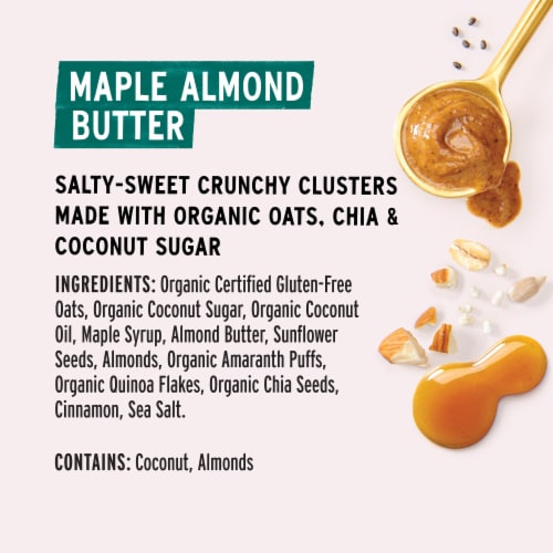 Purely Elizabeth Maple Almond Butter Ancient Grain Granola Perspective: top