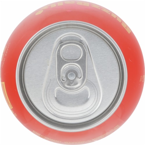 BuzzBallz Chillers Peach Chiller Ready to Drink Cocktail Single Can Perspective: top