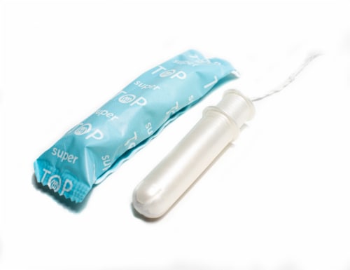 TOP Super Absorbency Organic Cotton Tampons Perspective: top