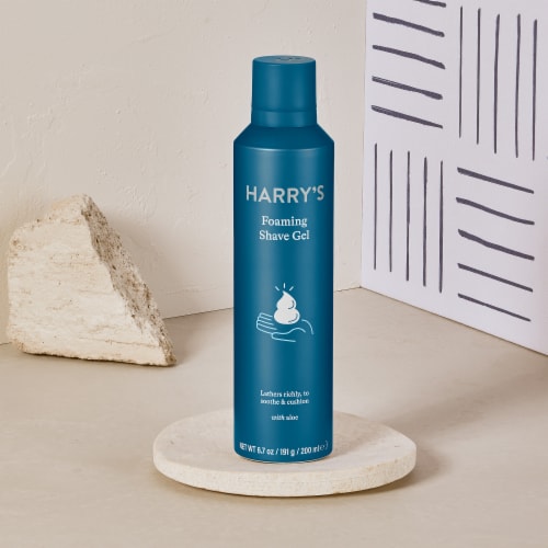 Harry's Men's Aloe Foaming Shaving Gel Perspective: top