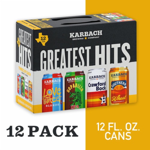 Karbach Brewing Company Greatest Hits Beer Variety Pack Perspective: top