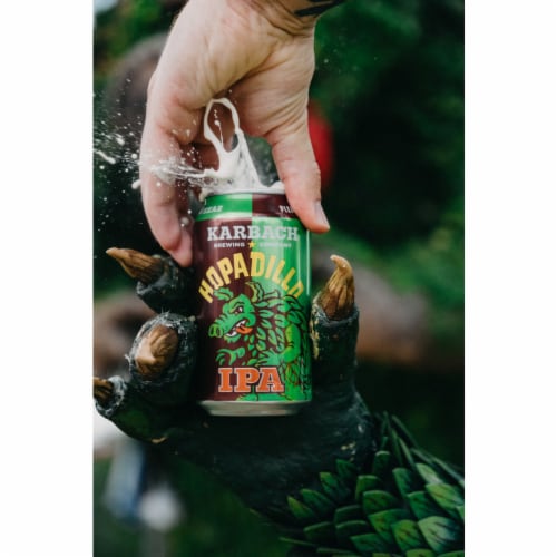 Karbach Hopadillo IPA Craft India Pale Ale Beer Perspective: top