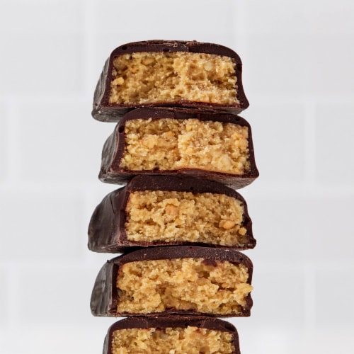 Perfect Bar Mini Chocolate Covered Peanut Butter Protein Bar Perspective: top