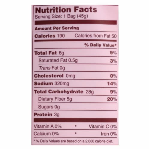 Love Corn® Smoked BBQ Corn Snacks Perspective: top