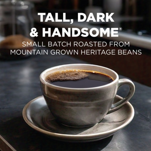 Maud's® Tall Dark and Handsome Dark Roast Coffee Pods Perspective: top