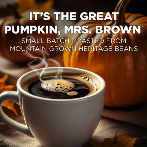 Maud's® Pumpkin Spice Medium Roast Coffee Pods Perspective: top